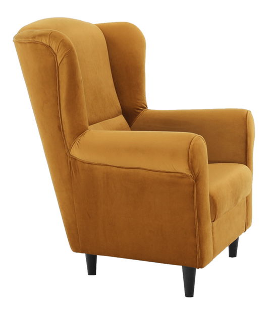 Křeslo ušák Charlie (hořčicová)