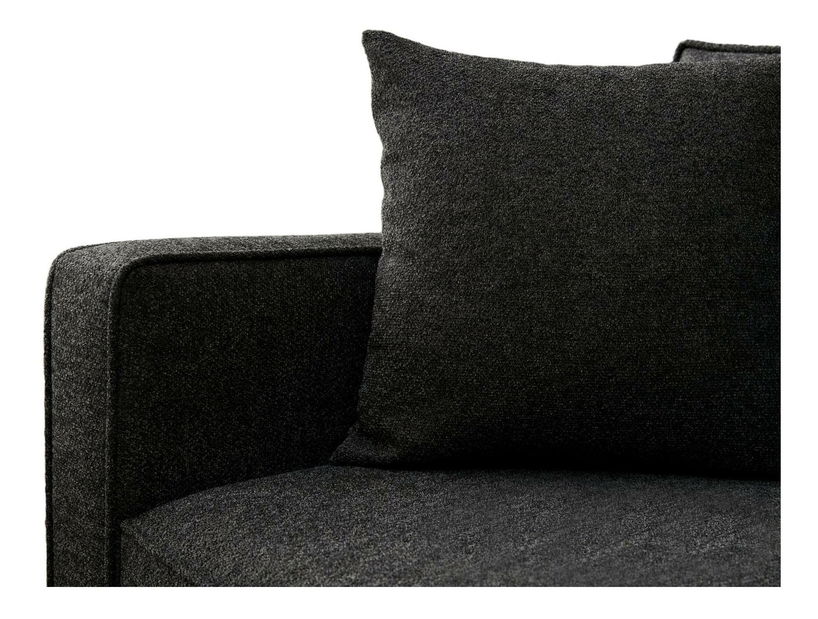 Pohovka trojsedačka Berlunetta (antracit + černá)