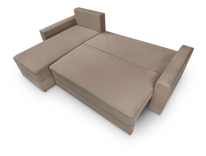 Rohová sedací souprava BRW Berg Lux 3DL.URC (béžová) (L)