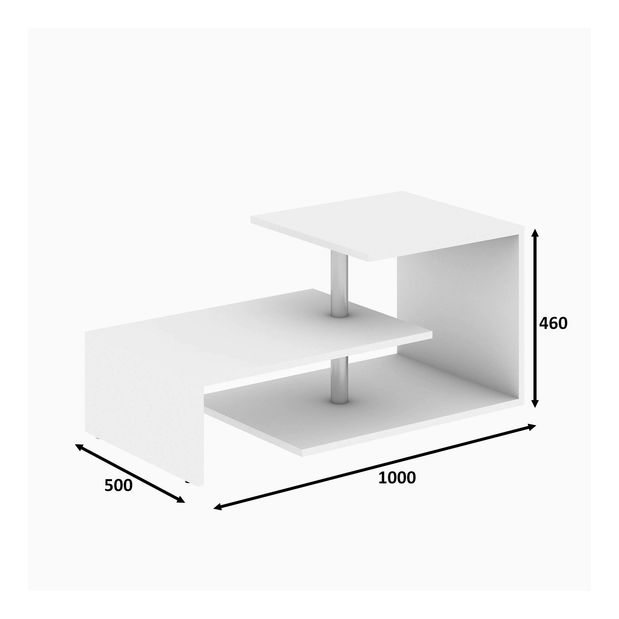 Konferenční stolek Dacscha (bílá)