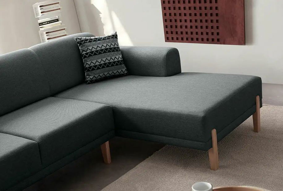 Rohová sedačka Westy (šedá) (L)