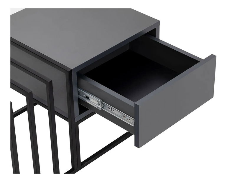 Konferenční stolek Charat (černá)