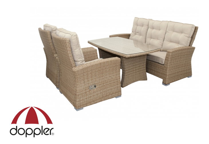 Zahradní nábytek Doppler Lima (um. ratan)