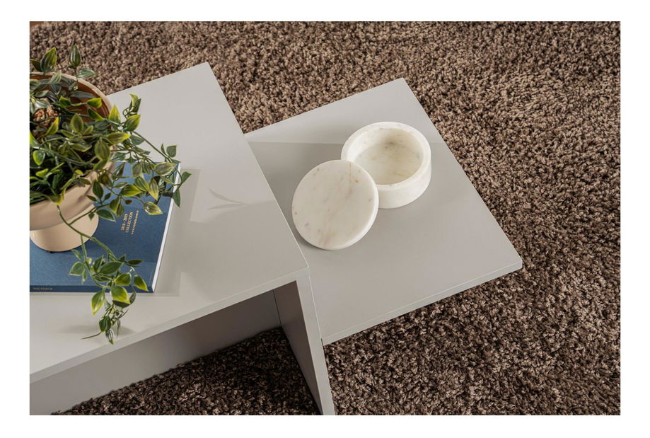 Konferenční stolek Hermanetta (šedá)