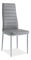 Jídelní židle Harold (šedá + hliník)