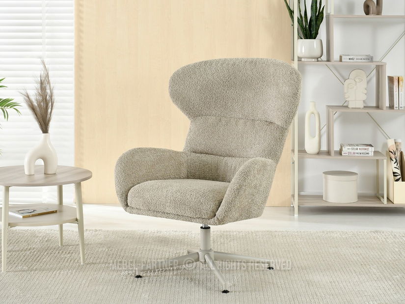 Křeslo Trudy (béžová + krémová)