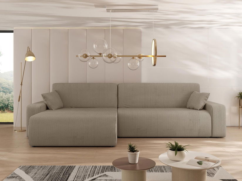 Rohová sedací souprava Euston (cappuccino)