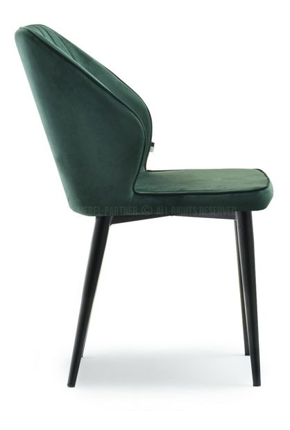 Židle Greta K (zelená + černá)