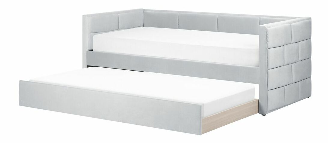 Jednolůžková postel 200 x 90 cm Chaza (šedá)