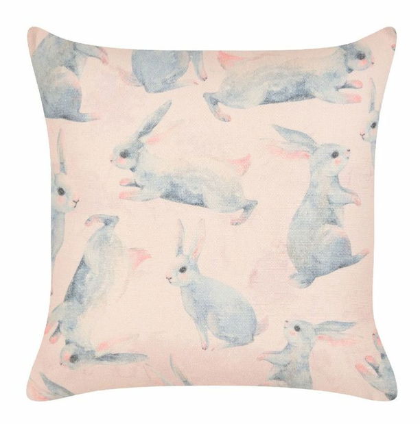 Sada 2 ozdobných polštářů 45 x 45 cm Ratib (růžová)