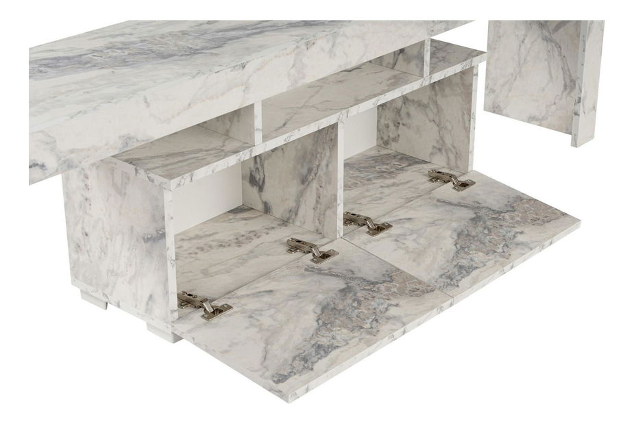 TV stolek/skříňka Endlava (fréziový mramor)