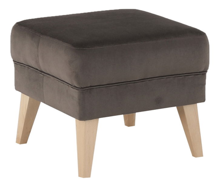 Taburet Royse Paros 04 (šedohnědá taupe + buk)