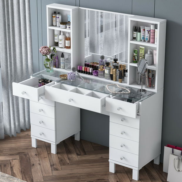 Toaletní stolek Beja (ořech)