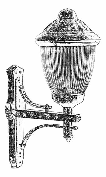 Venkovní nástěnné svítidlo Destiny (hnědá)