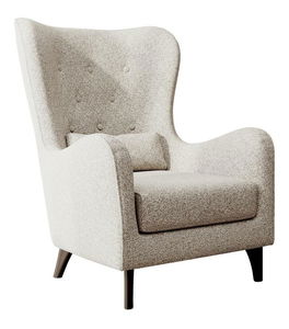 Křeslo Calimero I (krémová + wenge)