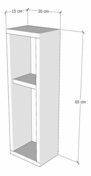 Noční stolek Turina (bílá)