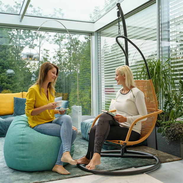 Závěsné křeslo Bimbi (hnědá)