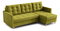 Rohová sedací souprava Divas (P) (limetková)