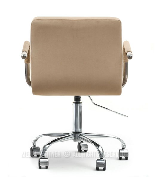 Židle Elita (béžová + chromová)