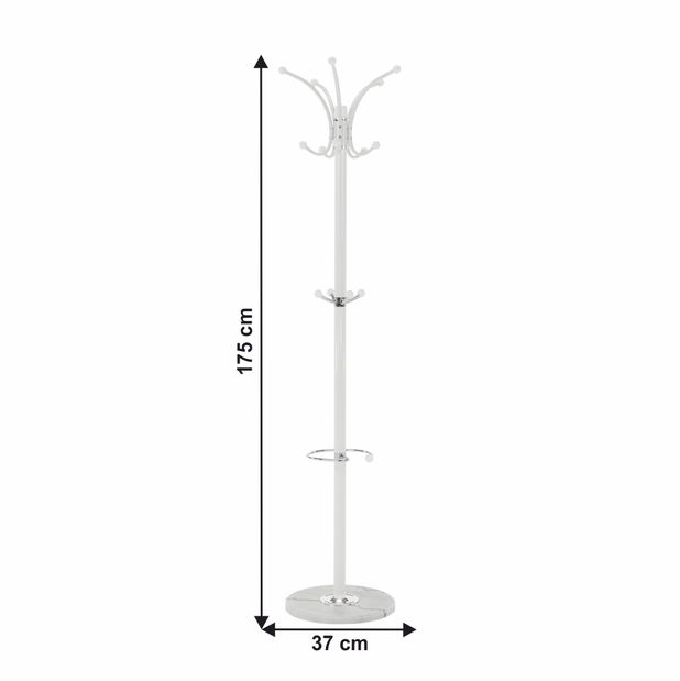 Věšák Aleron (bílá)