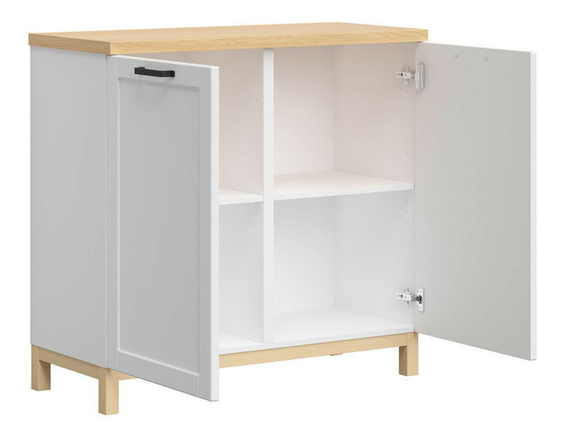 Komoda BRW Haga KOM2D (bílá)
