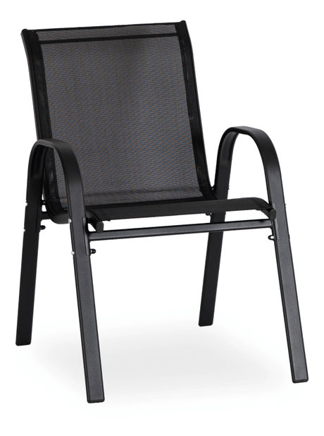 Zahradní set Magro (černá) (pro 4 osoby)