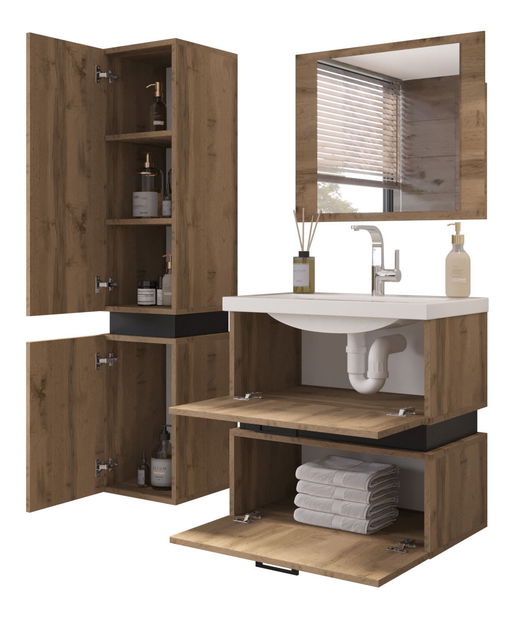 Koupelna typ 03 Trina (dub wotan)