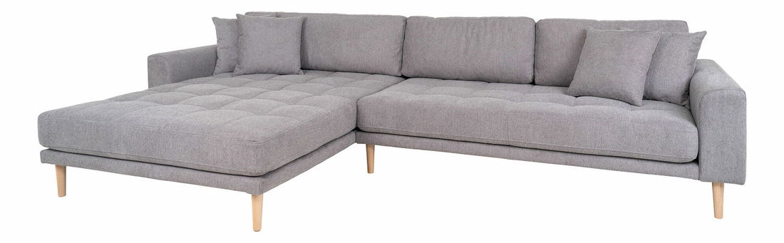 Rohová sedací souprava (L) Lvaveriaora (světle šedá)