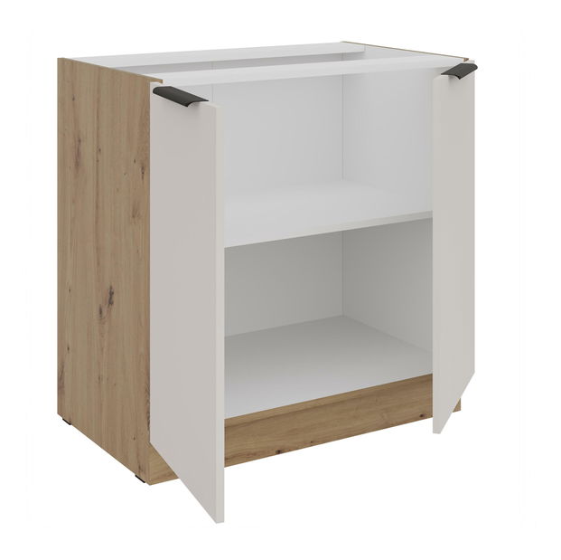 Dolní kuchyňská skříňka Sayla 80 D 2F BB (kašmír + dub artisan)