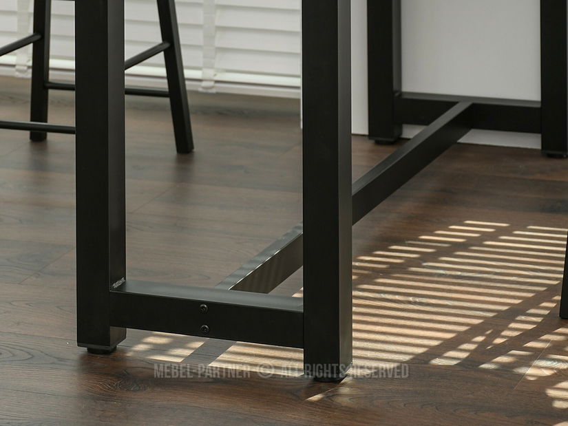 Jídelní set Remma (beton + černá) (pre 2 osoby)