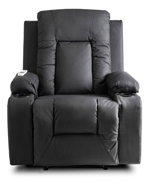  Masážní křeslo Banesto (černá ekokůže)