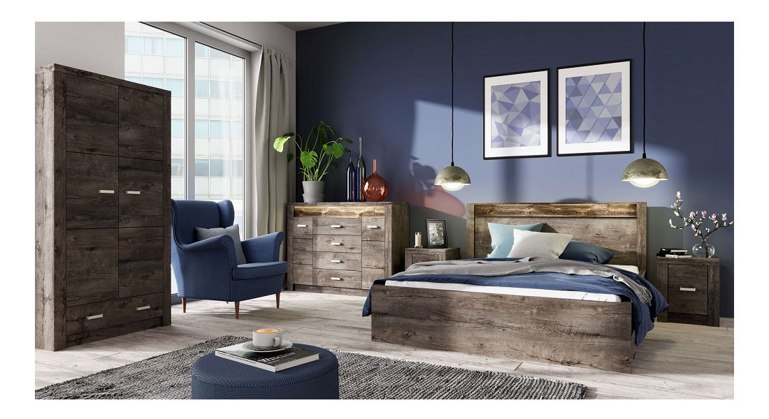 Polička Inneas 11 (jasan tmavý)