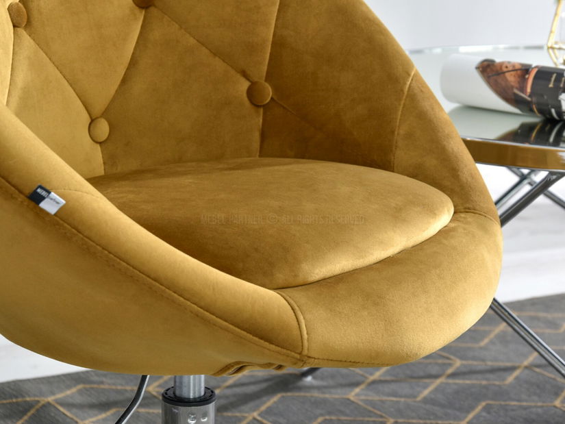 Křeslo Lush 3 (zlatá + zlatá)