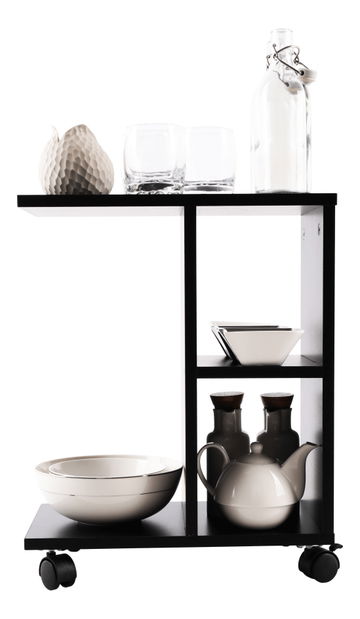 Servírovací stolek Abaris (černá) *bazar