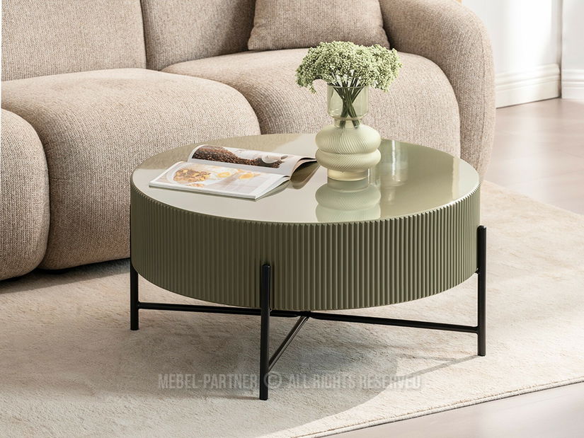 Konferenční stolek Número (zelená + černá)