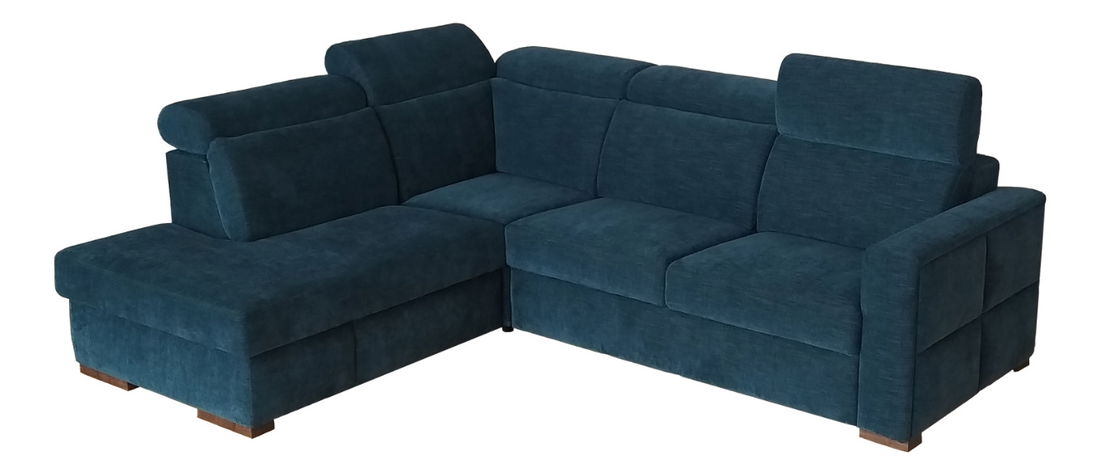 Rohová sedačka BRW Millenium II (tmavě modrá) (L)