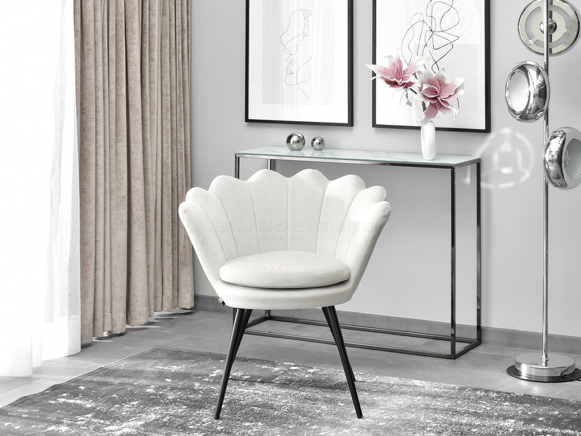 Křeslo Lasair (šedá + černá)