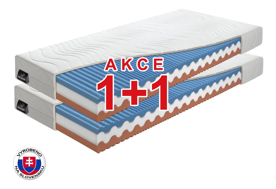 Pěnová matrace Benab Victoria 200x90 cm (T3/T4) *AKCE 1+1