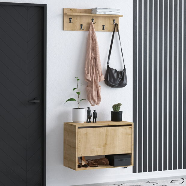 Předsíňová stěna Aliex 1 (Dub)