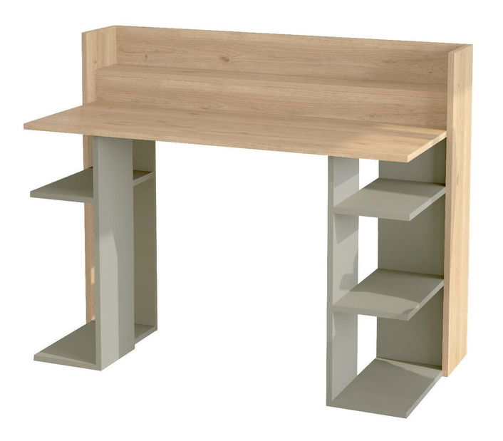 PC stolek Verbato (dub + zelená)