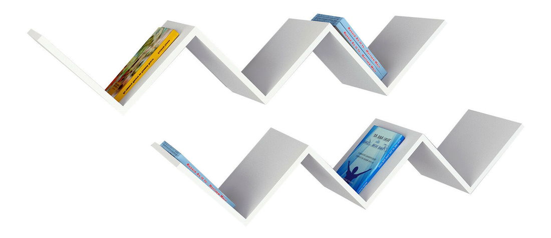 Polička Ziggy (Bílá)