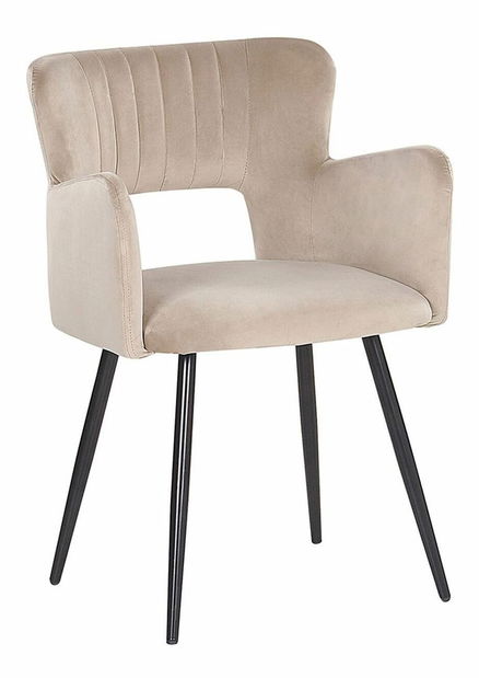 Set 2 ks jídelních židlí Shelba (béžová)