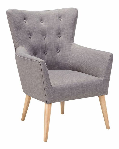 Křeslo Angi (světle šedá)