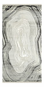 Koberec 100 x 200 cm Amore VII (krémová + černá)