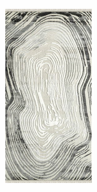 Koberec 100 x 200 cm Amore VII (krémová + černá)