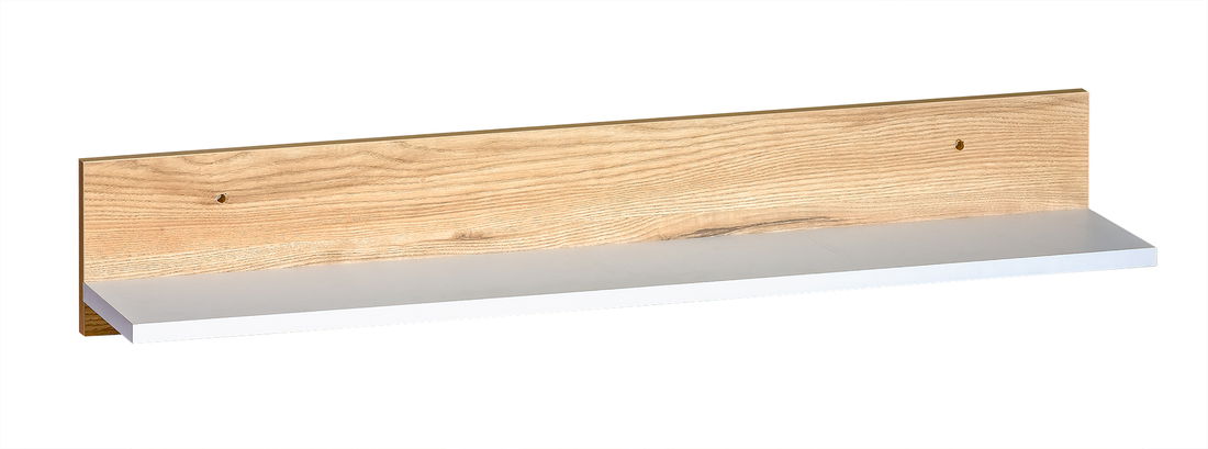 Polička typ GA9 Gema (bílá + horský jasan)