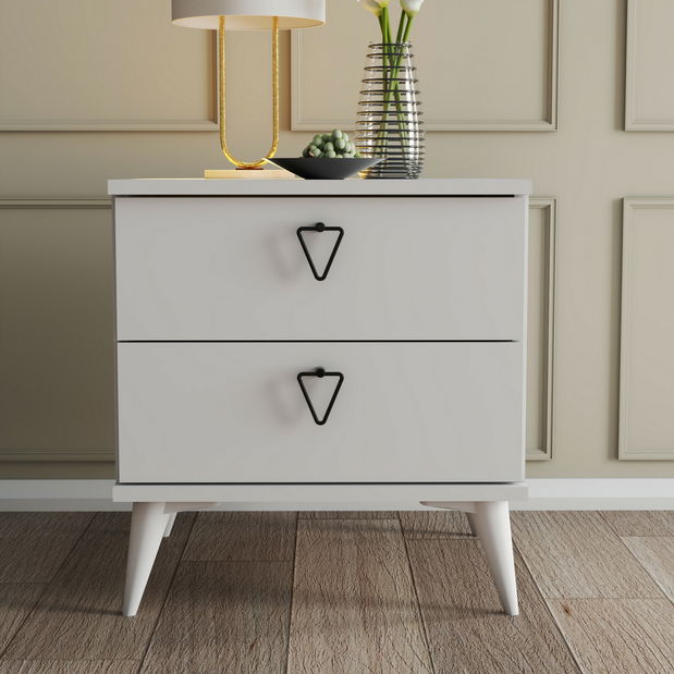 Noční stolek Versala (Bílá)