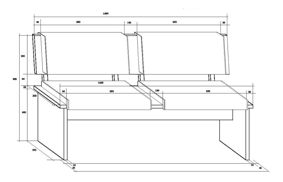Lavička Benito BON-01
