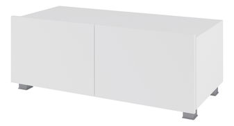 Tv stolek Calabria RTV 100 (bílá matná + lesk bílý)