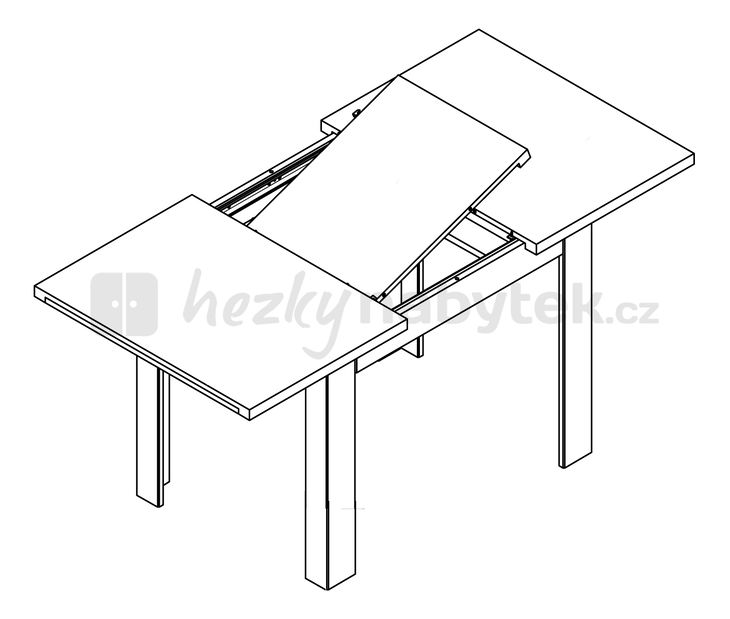 Jídelní stůl BRW STOL/110/75 (pro 4 až 6 osob)
